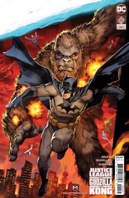 Justice League Vs. Godzilla Vs. Kong [DC] (2023) 2 (Variant David Nakayama Right Connecting Cover)