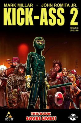 Kick-Ass 2 (2010) 3 (Main John Romita Jr. Cover)