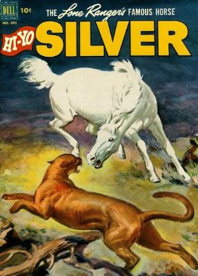 The Lone Ranger's Famous Horse Hi-Yo Silver (1952) 2 Dell Four Color (2nd Series) 392)
