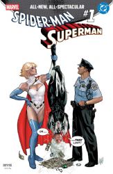 Marvel/DC: Spider-Man/Superman (2026) 1 (1st Print) (Variant Adam Hughes Cover)