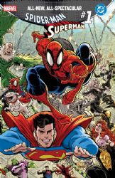 Marvel/DC: Spider-Man/Superman (2026) 1 (1st Print) (Variant Kaare Andrews Wraparound Cover)