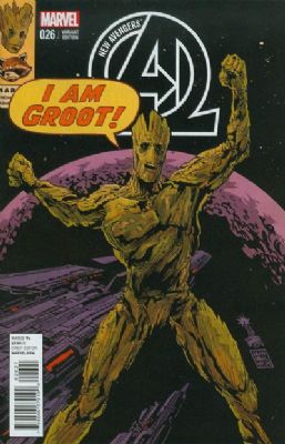 The New Avengers (3rd Series) (2013) 26 (Variant Groot Cover)