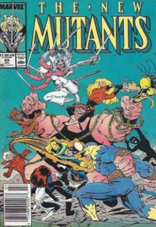 The New Mutants (1st Series) (1983) 65 (Newsstand Edition)