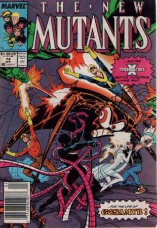 The New Mutants (1st Series) (1983) 74 (Newsstand Edition)