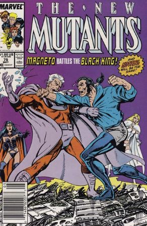 The New Mutants (1st Series) (1983) 75 (Newsstand Edition)
