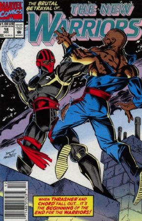 The New Warriors (1st Series) (1990) 18 (Newsstand Edition)
