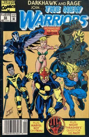The New Warriors (1st Series) (1990) 22 (Newsstand Edition)