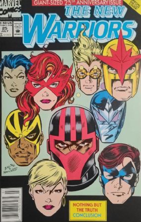 The New Warriors (1st Series) (1990) 25 (Newsstand Edition)