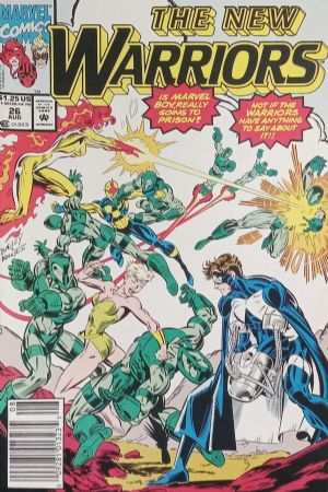 The New Warriors (1st Series) (1990) 26 (Newsstand Edition)