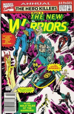 The New Warriors (1st Series) Annual (1990) 2 (Newsstand Edition)