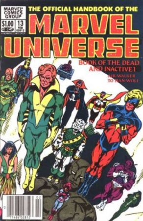 Official Handbook Of The Marvel Universe (1983) 13 (Newsstand Edition)