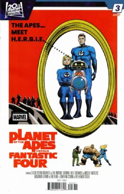 Planet Of The Apes Vs. Fantastic Four [Marvel] (2026) 3 (Variant Pete Woods Cover)