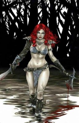 Red Sonja: Age of Chaos (2020) 1 (Variant Mike Krome Comic Kingdom Of Canada Cover)