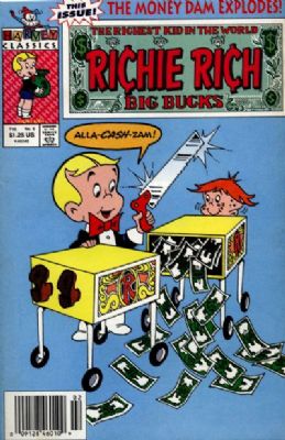 Richie Rich Big Bucks (1991) 6 (Newsstand Edition)