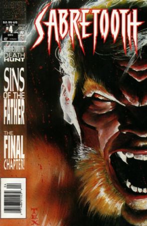 Sabretooth [1st Marvel Series] (1993) 4 (Newsstand)