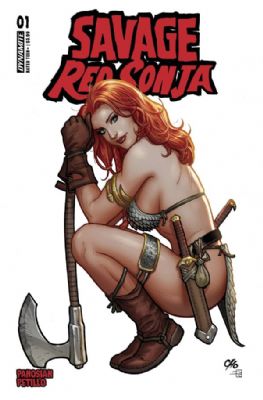 Savage Red Sonja [Dynamite] (2023) 1 (Variant Frank Cho Cover)