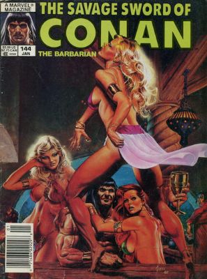 Savage Sword Of Conan (1974) 144 (Newsstand)