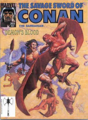 Savage Sword Of Conan (1974) 203 (Direct Edition)