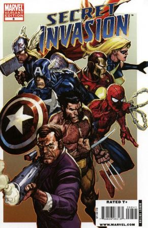 Secret Invasion (2008) (Variant Leinil Yu Cover)