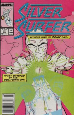 Silver Surfer (2nd Series) (1987) 21 (Newsstand)