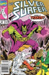 Silver Surfer (2nd Series) (1987) 37 (Newsstand)