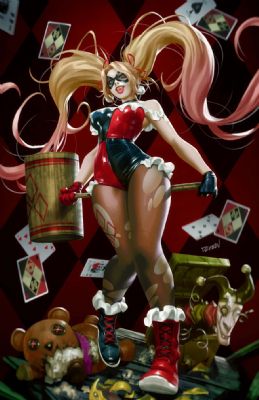 Sirens: Love Hurts [DC] (2026) 4 (Variant Derrick Chew Harley Cover)