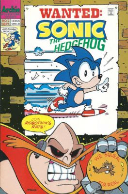 Sonic The Hedgehog (2nd Archie Series) (1993) 2 (Direct Edition)