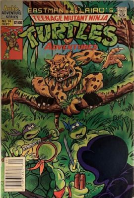Teenage Mutant Ninja Turtles Adventures (2nd Series) (1989) 14 (1st Print) (Newsstand)