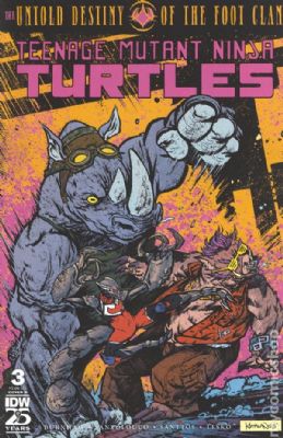Teenage Mutant Ninja Turtles: The Untold Destiny Of The Foot Clan [IDW] (2024) 3 (Variant Kevin Anthony Catalan Cover)