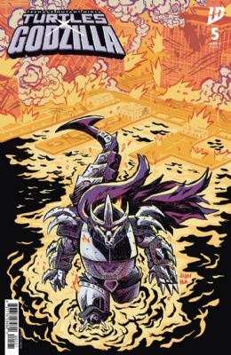 Teenage Mutant Ninja Turtles X Godzilla [IDW] (2025) 5 (Variant Juni Ba Cover)