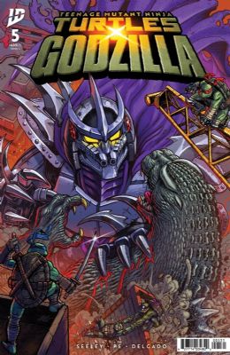 Teenage Mutant Ninja Turtles X Godzilla [IDW] (2025) 5 (Variant Matt Frank Cover)