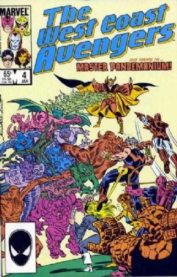 The West Coast Avengers [2nd Marvel Series] (1985) 4 (Newsstand Edition)