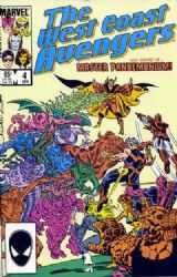The West Coast Avengers [2nd Marvel Series] (1985) 4 (Newsstand Edition)