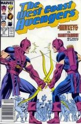 The West Coast Avengers [2nd Marvel Series] (1985) 27 (Newsstand Edition)