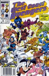 The West Coast Avengers [2nd Marvel Series] (1985) 28 (Mark Jewelers Edition)