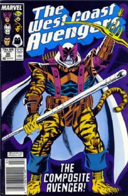 The West Coast Avengers [2nd Marvel Series] (1985) 30 (Newsstand Edition)