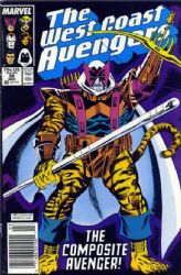 The West Coast Avengers [2nd Marvel Series] (1985) 30 (Newsstand Edition)