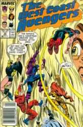 The West Coast Avengers [2nd Marvel Series] (1985) 32 (Mark Jewelers)