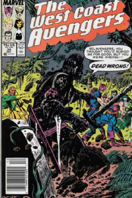 The West Coast Avengers [2nd Marvel Series] (1985) 39 (Newsstand Edition)