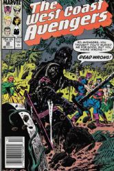 The West Coast Avengers [2nd Marvel Series] (1985) 39 (Newsstand Edition)