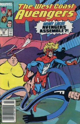 The West Coast Avengers [2nd Marvel Series] (1985) 46 (Newsstand Edition)
