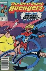 The West Coast Avengers [2nd Marvel Series] (1985) 46 (Newsstand Edition)