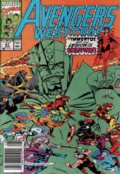 The West Coast Avengers [2nd Marvel Series] (1985) 61 (Newsstand Edition)
