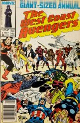 The West Coast Avengers Annual [2nd Marvel Series] (1985) 2 (Newsstand Edition)
