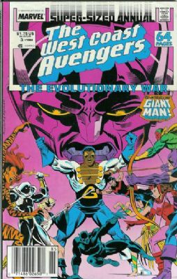 The West Coast Avengers Annual [2nd Marvel Series] (1985) 3 (Newsstand Edition)