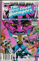 The West Coast Avengers Annual [2nd Marvel Series] (1985) 3 (Newsstand Edition)