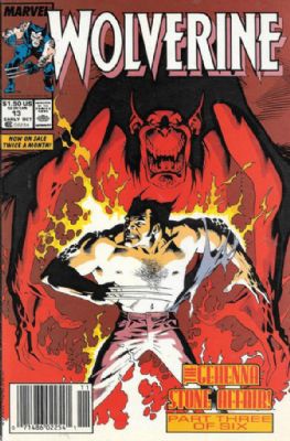 Wolverine (2nd Series) (1988) 13 (Newsstand Edition)