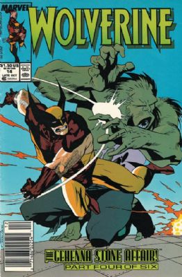 Wolverine (2nd Series) (1988) 14 (Newsstand Edition)
