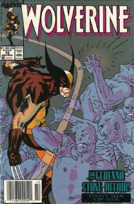 Wolverine (2nd Series) (1988) 16 (Newsstand Edition)