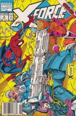 X-Force (1st Series) (1991) 4 (Newsstand Edition)